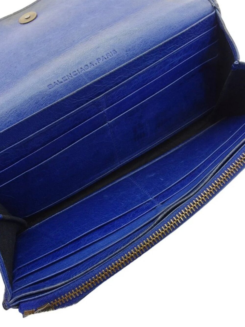 BALENCIAGA Purse Navy blue Women 163471 Authentic secondhand - Picture 5 of 9